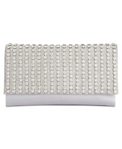 INC International Concepts Veronica Flower Sparkle Clutch (Silver) - $34.65