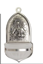 Holy Water Font - The Sacred Heart of Jesus, religious gift, religious home decó - £16.29 GBP