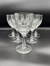 Gorham Crystal Hearthglow Wine Glasses Goblets 6” From Germany Set of 6 With Box - £71.05 GBP