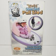 Uncle Bob Yeti Kids Snow Seal 36 inch Winter Snow Pull Sled New Ages 1-3 - £15.78 GBP