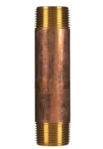 Nipple 1&quot; MPT T Red Brass 5&quot; L - JMF COMPANY 49040 - €14,56 EUR