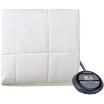 Sunbeam PMP Electric Mattress Pad, 14&quot;x14&quot;, White - £116.34 GBP