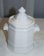 Vintage Pflatzgraff Pottery Heritage White Sugar Bowl with Lid USA 8-d - $590.26 MXN