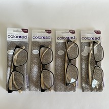 LOT OF 4 FOSTER GRANT  READING GLASSES +3.25 NEW WITH CASE - £16.60 GBP