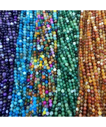 4 mm Natural Agate Beads - 24 Vibrant Colors - Wholesale 1, 10, 20 or 50... - $34.90+
