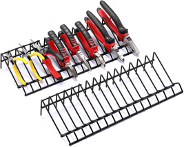 Pliers Organizer Rack, 2 Rack, Wrench Hand Tool Holder, Tool Box Storage and Org - £22.98 GBP