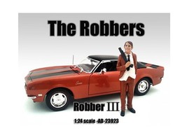 &quot;The Robbers&quot; Robber III Figure For 1:24 Scale Models by American Diorama - $26.56
