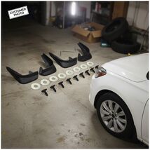 Mud Flaps, Black 4PCS Splash Guards Front Rear, No-Drill Screw-In Mudgua... - $31.76 CAD