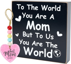 Birthday Gifts for Mom, to the World You Are a Mom but to Us You Are the World W - £16.68 GBP