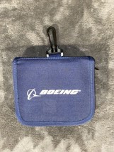 Boeing Toiletries Blue Travel Bag Case never used collectible rare find intact - £15.95 GBP