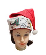 Peanuts Snoopy &amp; Woodstock 2018 Felt Christmas Season Santa Stocking Cap... - €6,89 EUR