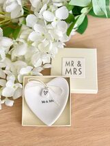 East Of India &#39;Mr &amp; Mrs’ Porcelain Ring Dish - $239.62 MXN