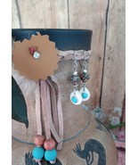 Earrings made from antler tips, Boho, Native American inspired, gift, bi... - $33.29 CAD