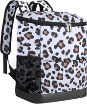 Women&#39;S Backpack Cooler, Insulated Waterproof Small Backpack Cooler, Lea... - £34.36 GBP