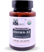 Dr. Dhoble&#39;s Remedies Ashwa X2 Ashwagandha with Black Pepper USDA Organi... - $27.42 CAD