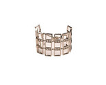NANNI MILANO Damen Armband Metall Holiday Elegant Stylish Silber Durchme... - $44.79