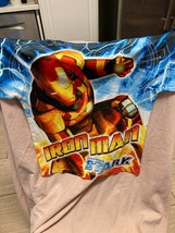 Kids Iron Man Shirt Size M All Over Print - £11.68 GBP