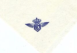 KLM Napkin Royal Dutch Airlines 1950's - $21.78