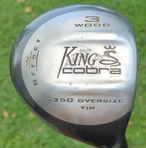 King Cobra .350 Oversize Tip Offset Fairway 3 Wood R Flex Graphite Golf Club - £31.31 GBP