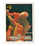 1990 WWF Classic WrestleMania Hulk Hogan Ultimate Warrior #133 Hulkamani... - $3.95