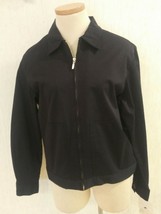 New Liz Claiborne Lizsport Washable Cotton Blend Zip Front Jacket Size S Nwt - £14.70 GBP