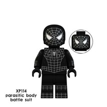 Marvel Spider-man (Symbiote Suit) XP-114 Custom Minifigures - $2.25