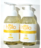 2 Pack Hello Meyer Lemon Vitamin E Foaming Hand Wash Bye Bye Dirty 10oz - $30.50 CAD