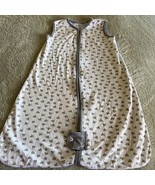 Burts Bees White Gray Yellow Bees Unisex Sleepsak Swaddle Small 0-6 Months - $228.56 MXN