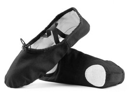 NWT Silky Toes Little Girls Ballet Dance Shoes Black Size 9.5 - £5.94 GBP