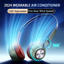  Wearable Air Conditioner Hanging Neck Fan Portable Air Cooler Bladeless... - $30.31