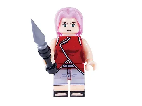 CStore Haruno Sakura Naruto Cartoon TV Show Anime Minifigure Toys Action... - £4.75 GBP