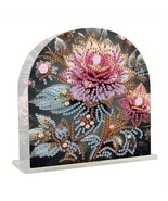 Napkin Holder Floral Flower Diamond Jewel Art COMPLETED - £19.72 GBP