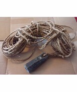 Vintage Lead Sounding Weight Maritime Depth Measuring Tool  original hem... - $2,273.93 MXN