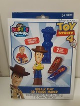 Cra-Z-Art Softee Dough Disney Toy Story 4 Woody Mold N&#39; Play 3D Figure Maker New - £3.89 GBP