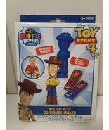 Cra-Z-Art Softee Dough Disney Toy Story 4 Woody Mold N&#39; Play 3D Figure M... - £3.88 GBP