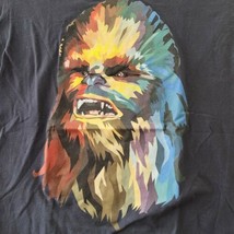 Chewbacca Star Wars Colorful Large Vintage T Shirt Chewy Wookiee Hans Solo - £9.34 GBP