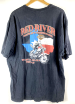 Harley Davidson T Shirt Size 2XL Mens Red River Wichita Falls Texas Y2K Hog - £43.95 GBP