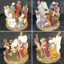 Vintage Christmas Nativity, Mary, Joseph, Jesus, Angels, Wisemen ~ Candl... - $50.00