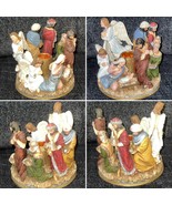 Vintage Christmas Nativity, Mary, Joseph, Jesus, Angels, Wisemen ~ Candl... - $932.80 MXN