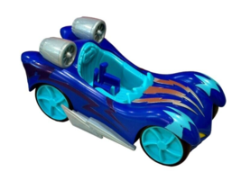 PJ Masks Catboys Cat Car Turbo Vehicle Blue Turquoise Lightning Bolts Ju... - $4.88