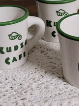 Kudzu Cafe Coffee Mugs Cups HF Coors Alox 1324 Heavy Restaurant Ware set of 3 - $42.08