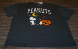 WOMEN&#39;S Peanuts SNOOPY HALLOWEEN Pumpkin T-shirt LARGE NEW - $19.80