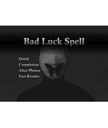Bad Luck Spell (Brings Bad Luck, Causes Mishaps, and Disrupts Success) - $376.22 MXN