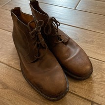 Cole Haan Chucka Causal Boot Mens Size 11.5 Made in Italy Brown Leather - - $35.00