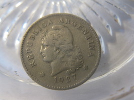 (FC-1038) 1927 Argentina: 10 Centavos - $5.00