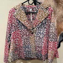 Uncle Frank Floral Blazer Jacket Small - $36.24