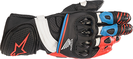 ALPINESTARS Honda GP Plus R v2 Gloves - Black/Bright Red/Blue - XL 3556321-1317- - $249.95