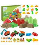 Sand Toys For Toddlers - Dinosaur Play Sand Kit Includes, 3 Lbs Sand, 3 ... - £41.65 GBP
