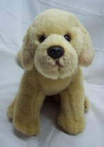 Demdaco Nat &amp; Jules Soft Yellow Labrador Dog 8&quot; Plush Stuffed Animal Toy - £15.57 GBP