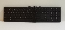 New HP Lifestyle TPC-P001K Wired USB Desktop Slim Keyboard - £13.45 GBP